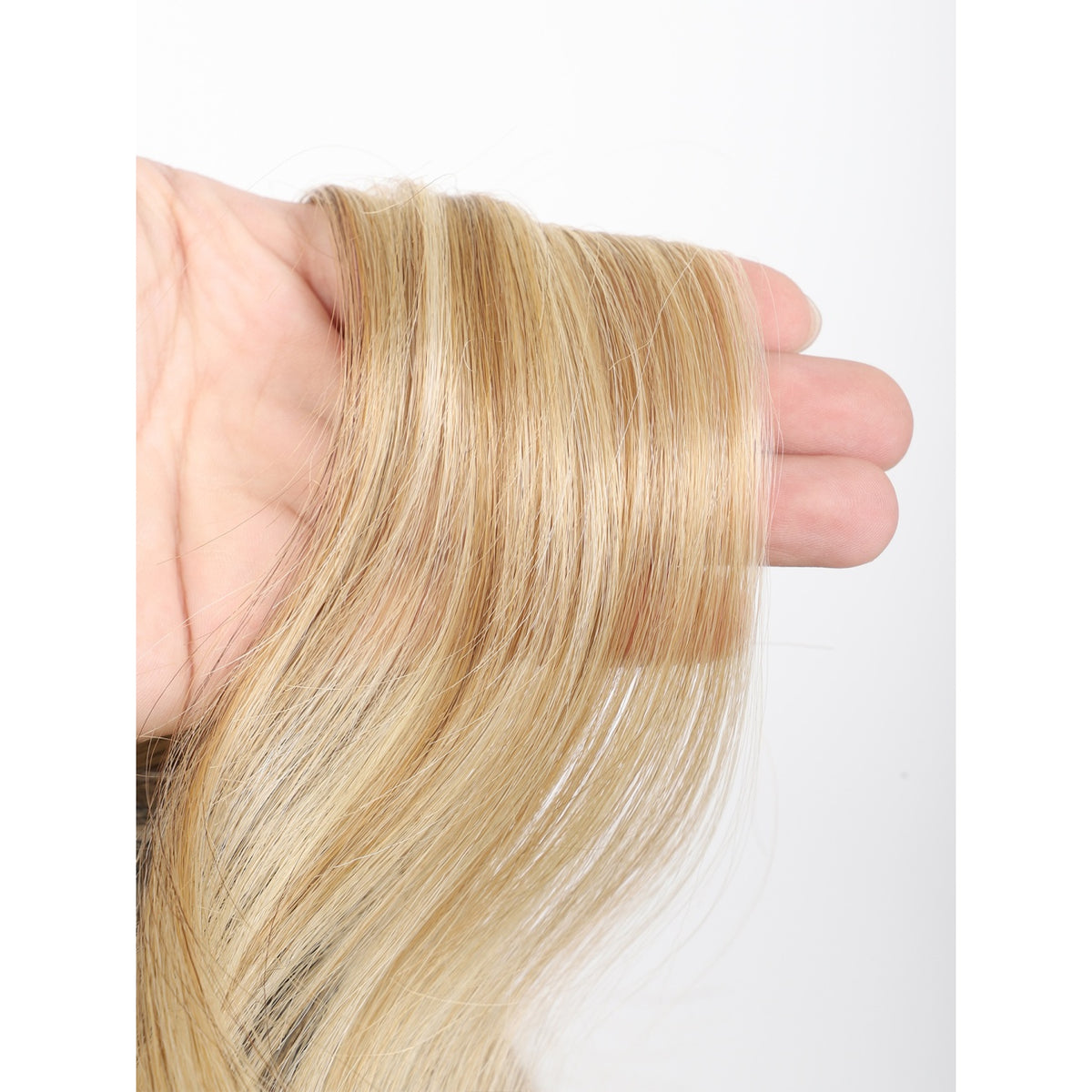 24 Inch Long Curly Wig Side Part Loose Wave Wig Synthetic Lace Front Wig for Women Ombre Brown Blonde