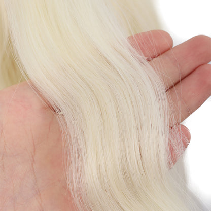 Short Synthetic Platinum blonde Wig with Hair Bangs Short Wavy Curly Wig for Women -Natural Looking and Heat Resistant Full Head Hair Replacement Wig for Daily Wear or Costume Wig