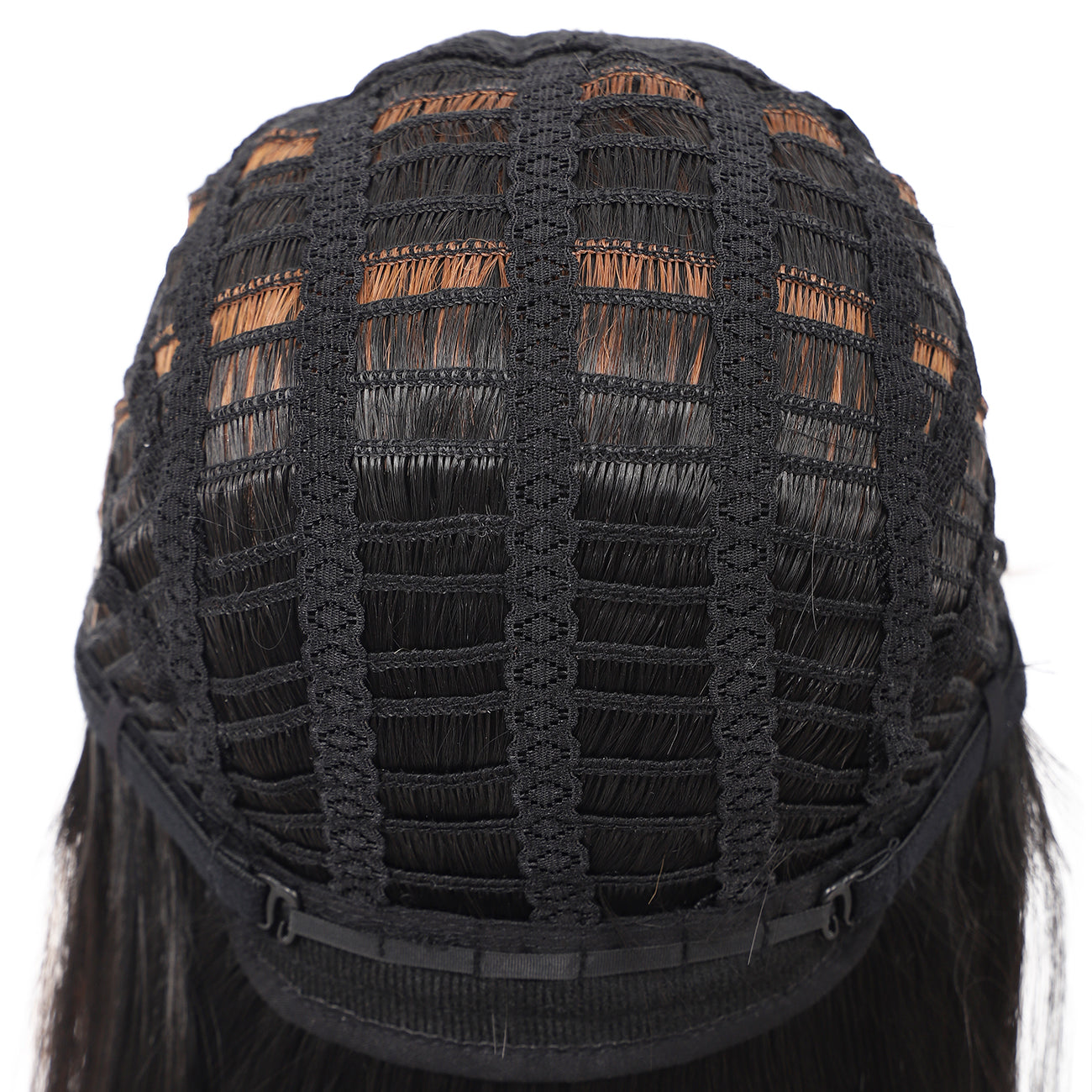 Bob Wigs for Women Short Straight Bob Wig with Hair Bangs Natural Looking Heat Resistant Synthetic Hair Wigs for Women 13 Inches (Mix Black Brown)