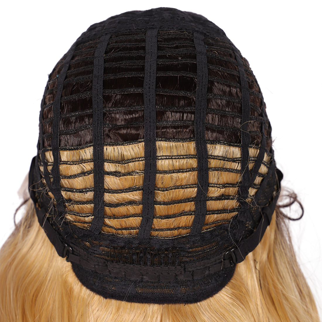 4x4" Free Parting Synthetic Lace Front Wigs with Baby Hairs Natural High Temperature Ombre blonde Color 130% Density Curly Wavy Frontal Lace Hair Wigs for Women,28 Inches